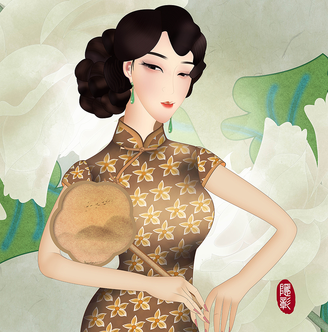 古风唯美红灯笼古书桌子古窗喝茶美人（图ZMjA4MDc2MjQ0） - 商业插画 - 站酷设计师隐彰原创素材 - 站酷ZCOOL