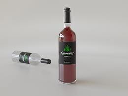 红酒渲染