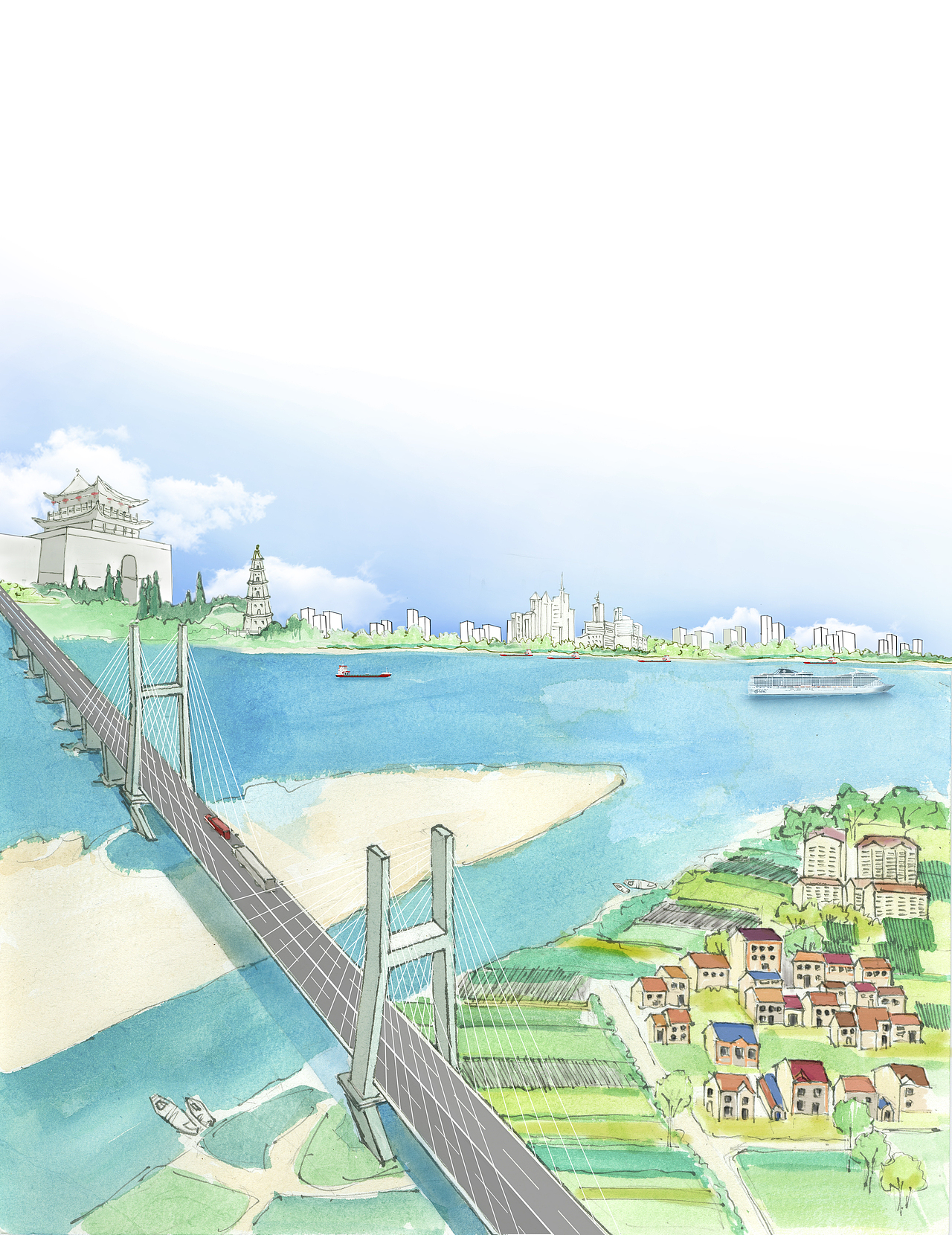 荆州和公安（图ZODAzMjkxNDg=） - 商业插画 - 站酷设计师CYFR原创素材 - 站酷ZCOOL