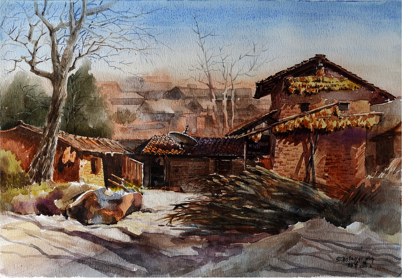 王雍军水彩画作品