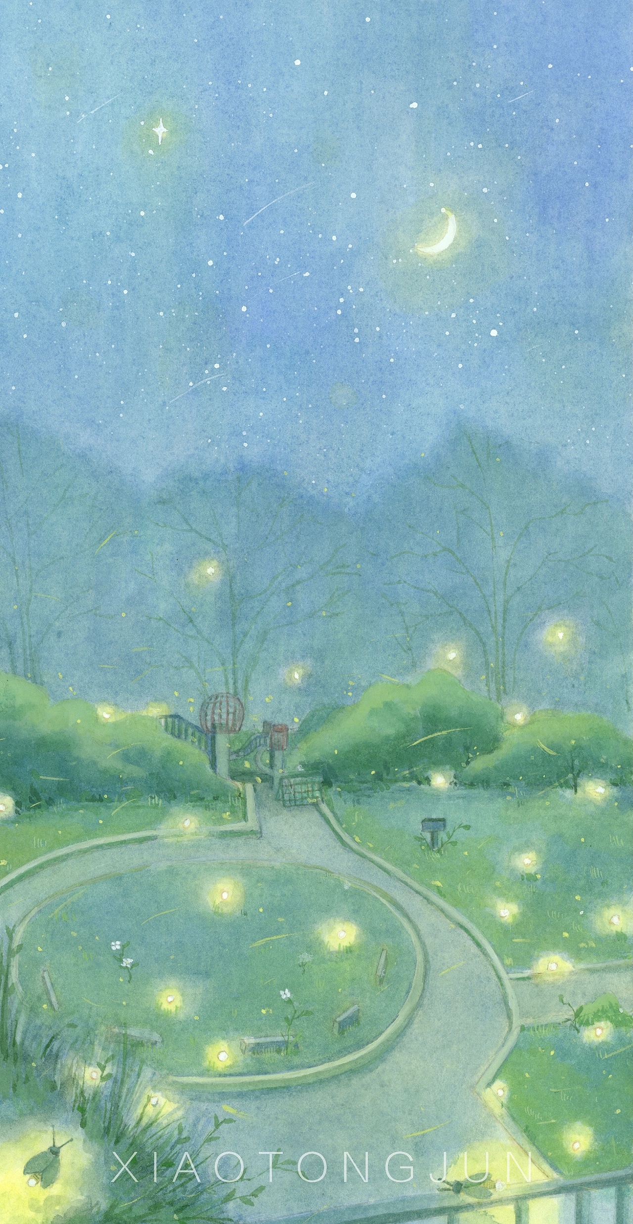 为杂志里一首现代诗歌绘制的插画（图ZMTU3Mzc4MDg4） - 商业插画 - 站酷设计师酉木_umu原创素材 - 站酷ZCOOL