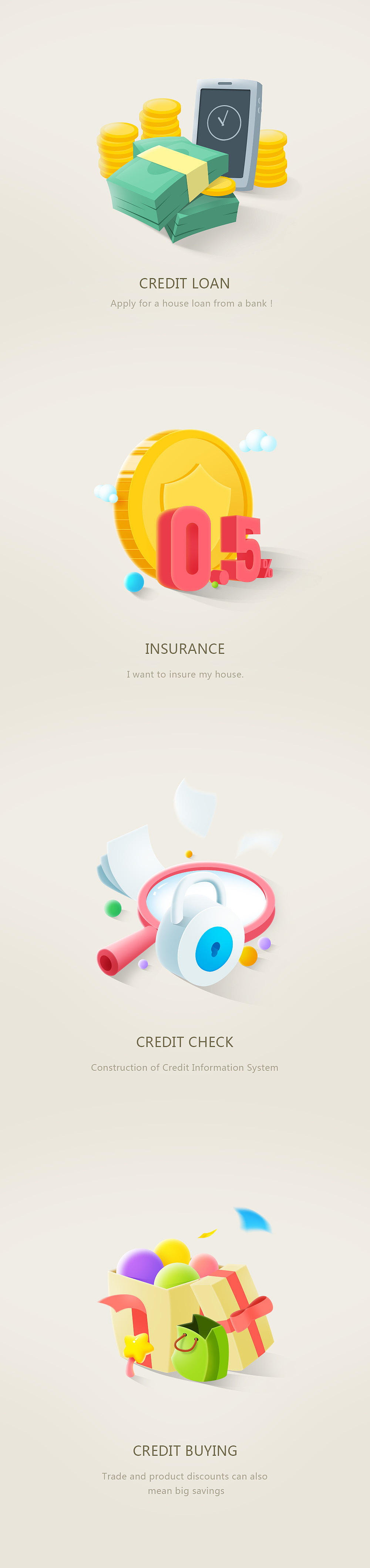 帮你贷app配图（图ZNzA5MzgxMjA=） - 图案 - 站酷设计师Yurnero原创素材 - 站酷ZCOOL