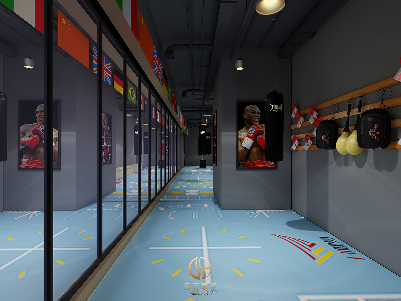 《东方意境效果表现设计》健身房案例欣赏