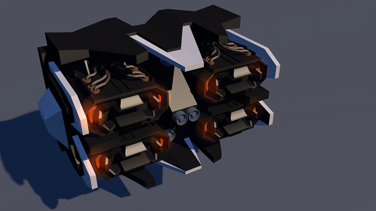 科幻舰炮 推进器