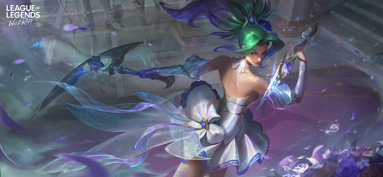 为《League of Legends: Wild Rift》绘制的皮肤（图ZMzQ1MzkzNTQw） - 游戏原画 - 站酷设计师齐齐喜欢看美漫原创素材 - 站酷ZCOOL