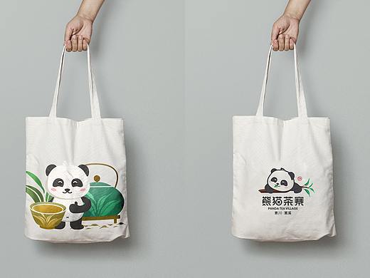 为小山村做设计-熊猫茶寨