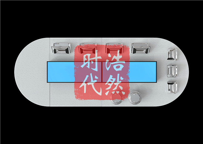 学校餐厅双侧大理石实木烤漆自助餐台定制设计制作