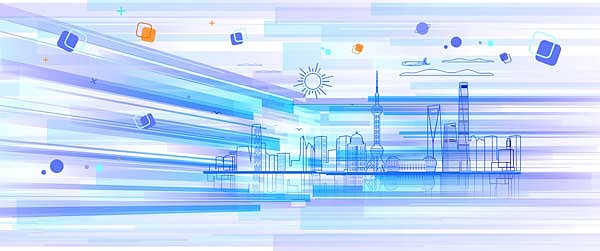 上海城市天际线建筑群的矢量插画01（图ZMjM4OTA3Nzg4） - 商业插画 - 站酷设计师灵魂画师DJ药灵儿原创素材 - 站酷ZCOOL