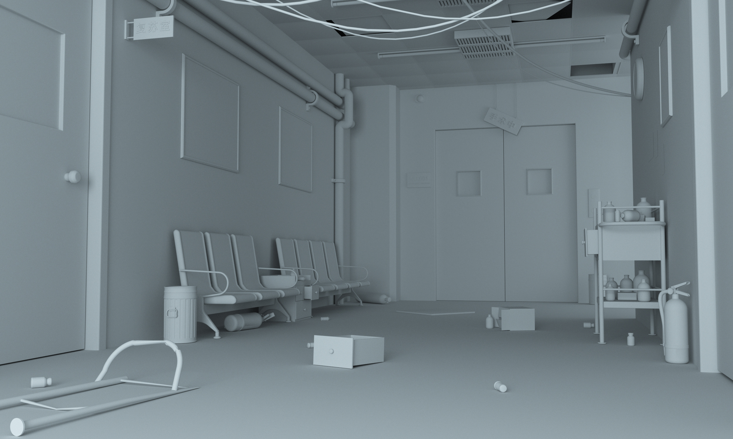 医院场景写实