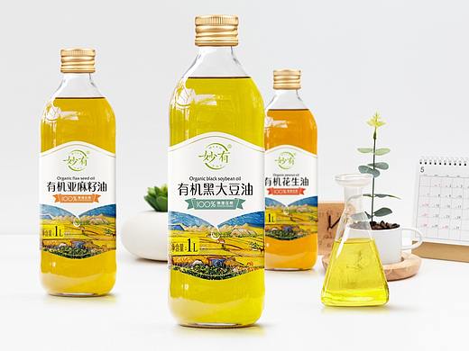 有机食用油包装设计