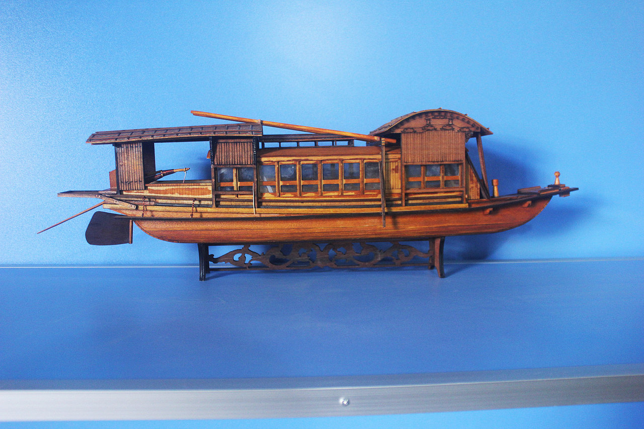 谢楚田2020做的南湖红船