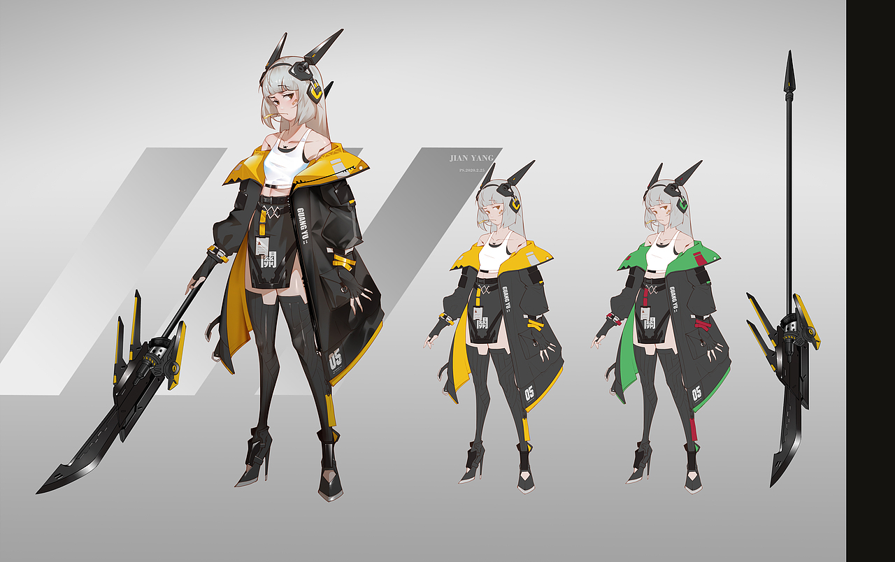 杜撰英雄传--关羽（图ZMTk2OTQxODQ0） - 游戏原画 - 站酷设计师杨健i原创素材 - 站酷ZCOOL