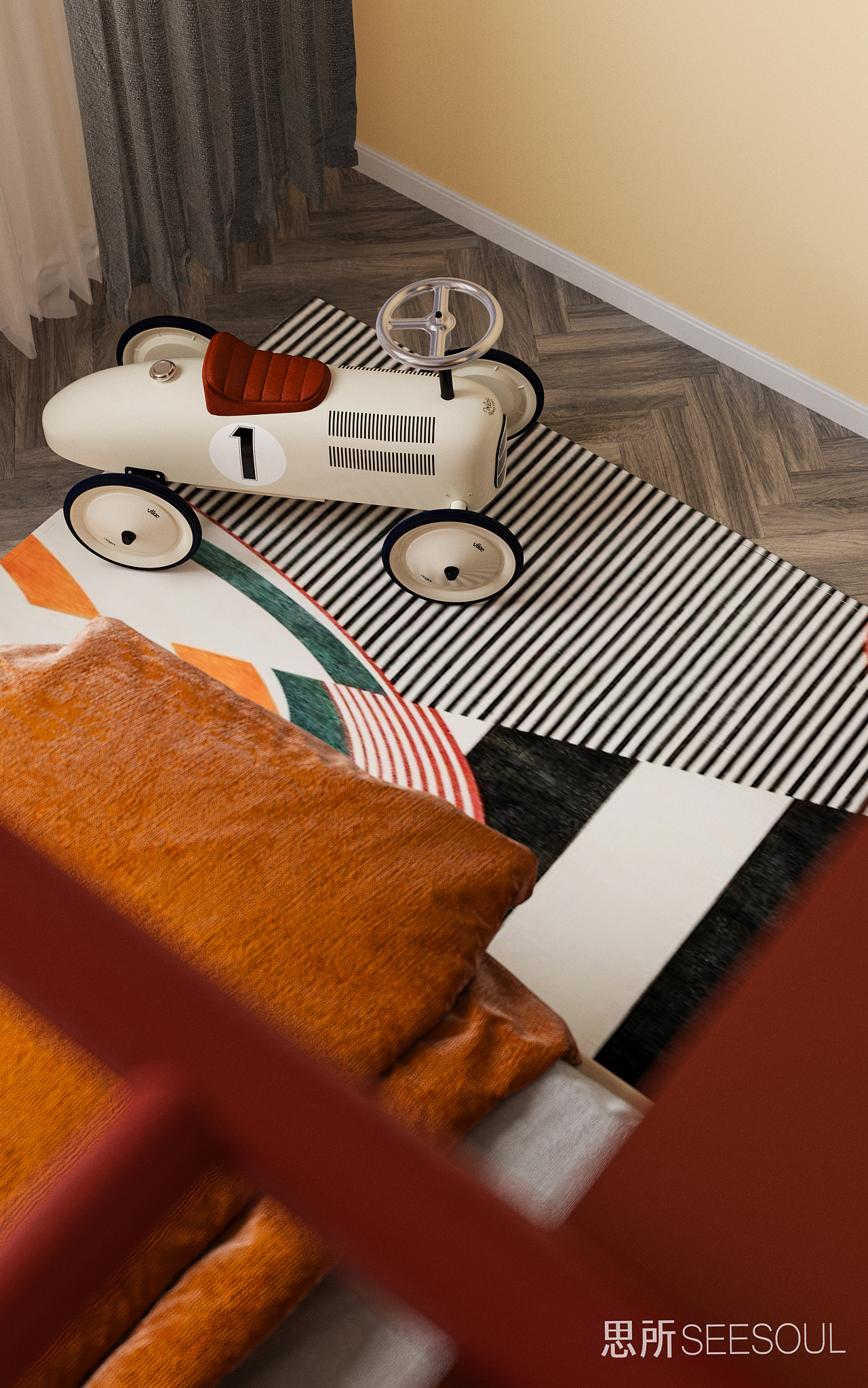 耒阳 合兴清华园 100m² 打翻颜料瓶的家