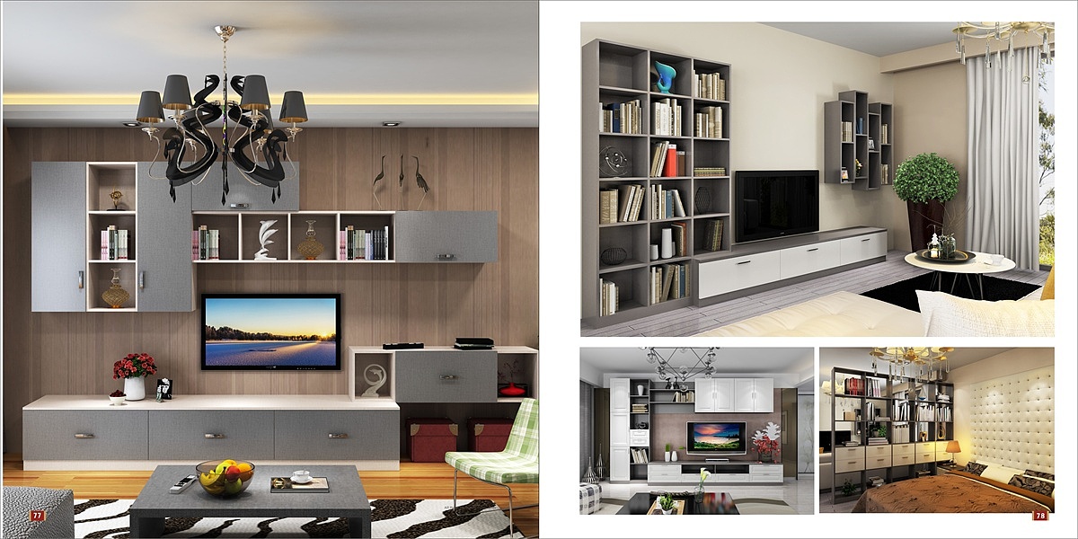 郑州全屋定制图册设计 板式家具画册制作印刷