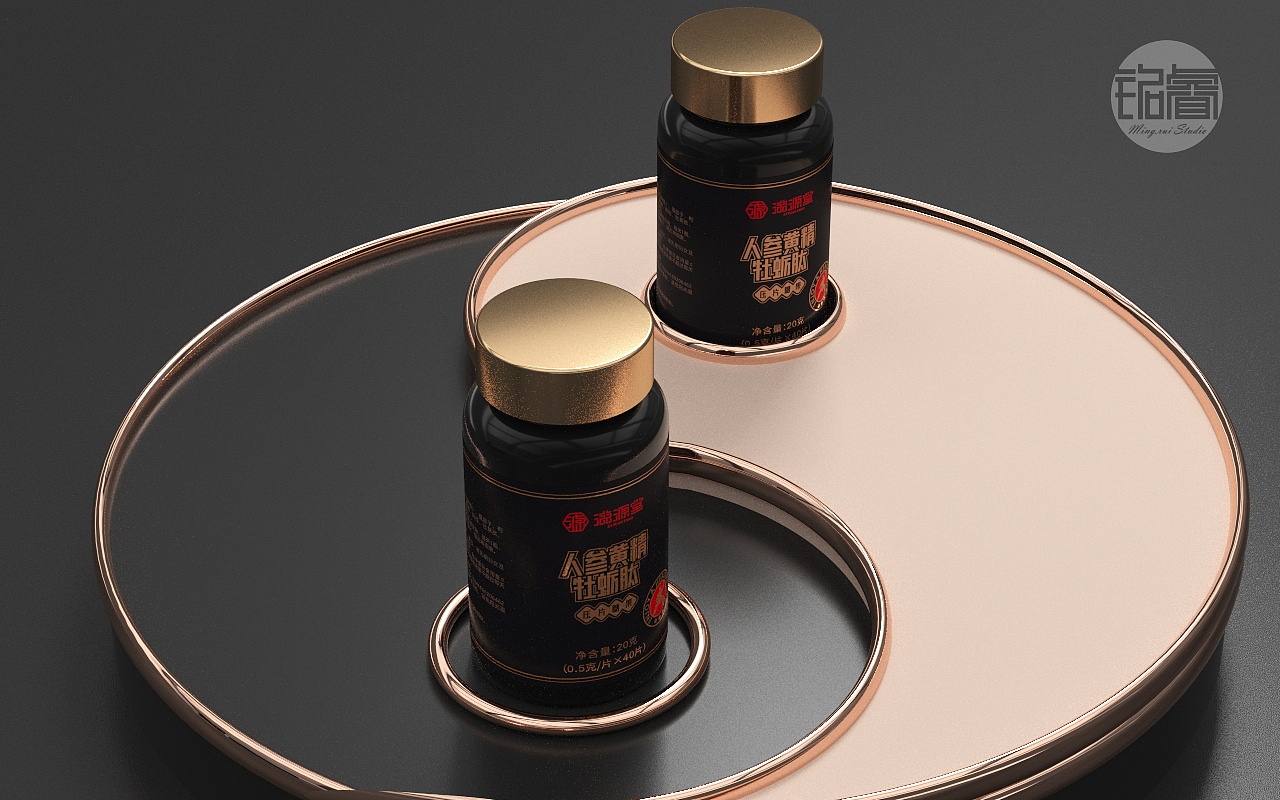 黄精牡蛎肽|男性保健品|品牌包装设计08刘益铭原创作品