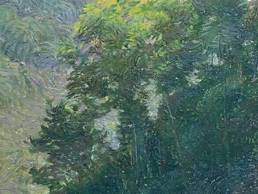 十月份油画棒风景写生