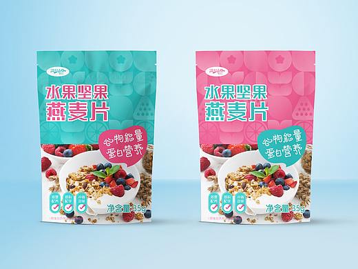 水果燕麦片包装设计