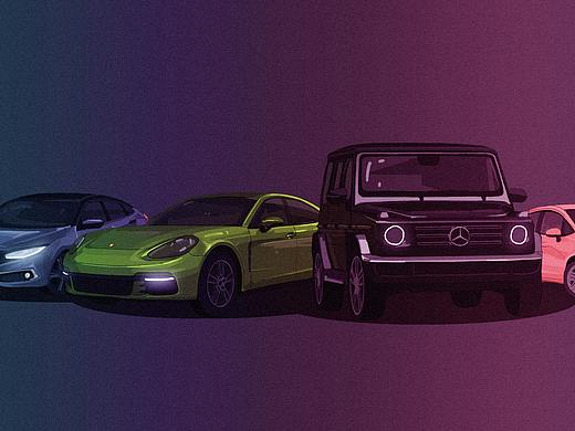 汽車插畫（個(gè)人主頁-ZNDY0MTIzNDA=） - 創(chuàng)作習(xí)作 - 站酷設(shè)計(jì)師畫畫的大吉原創(chuàng)素材 - 站酷ZCOOL