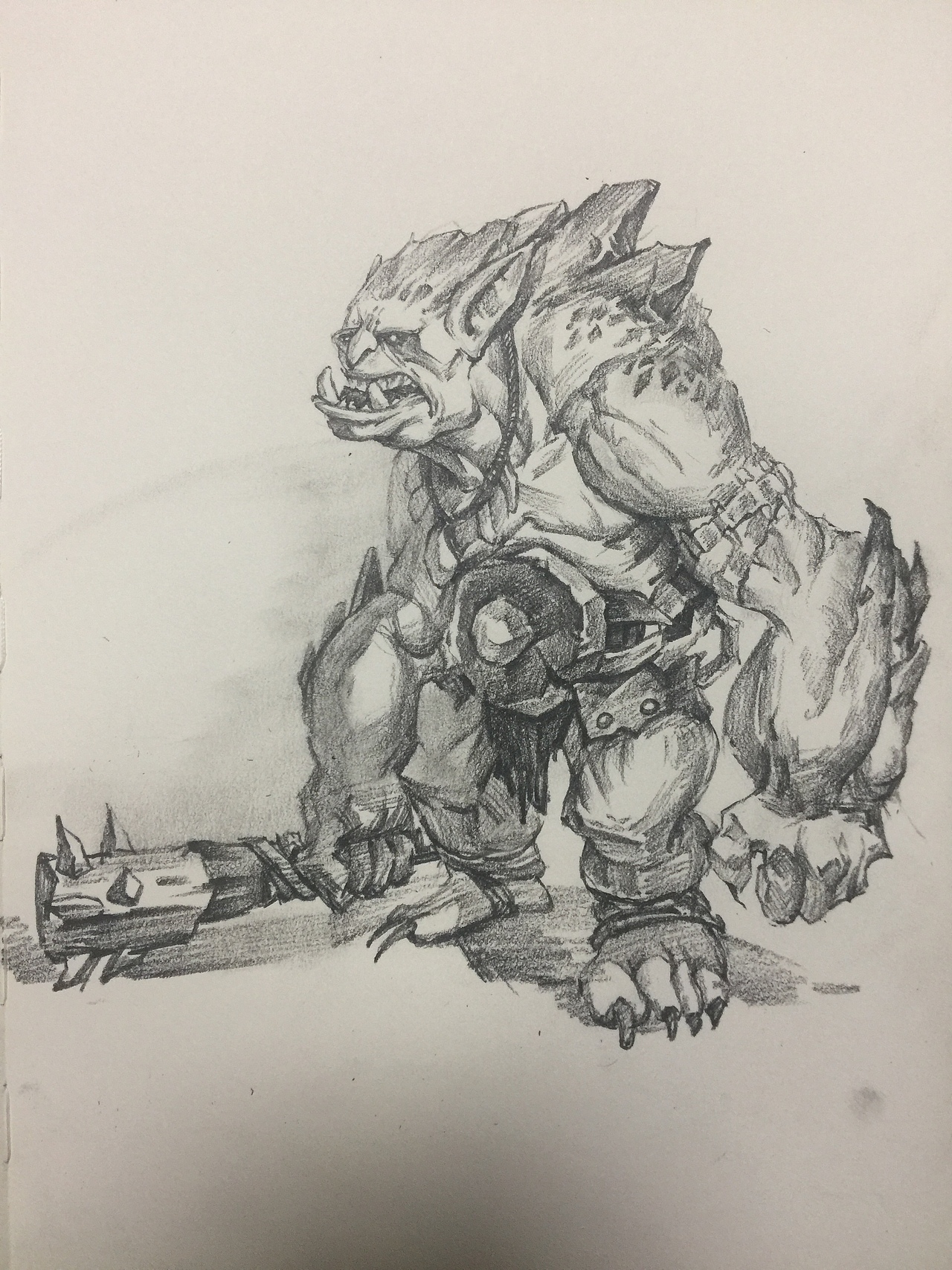 游戏角色速写练习