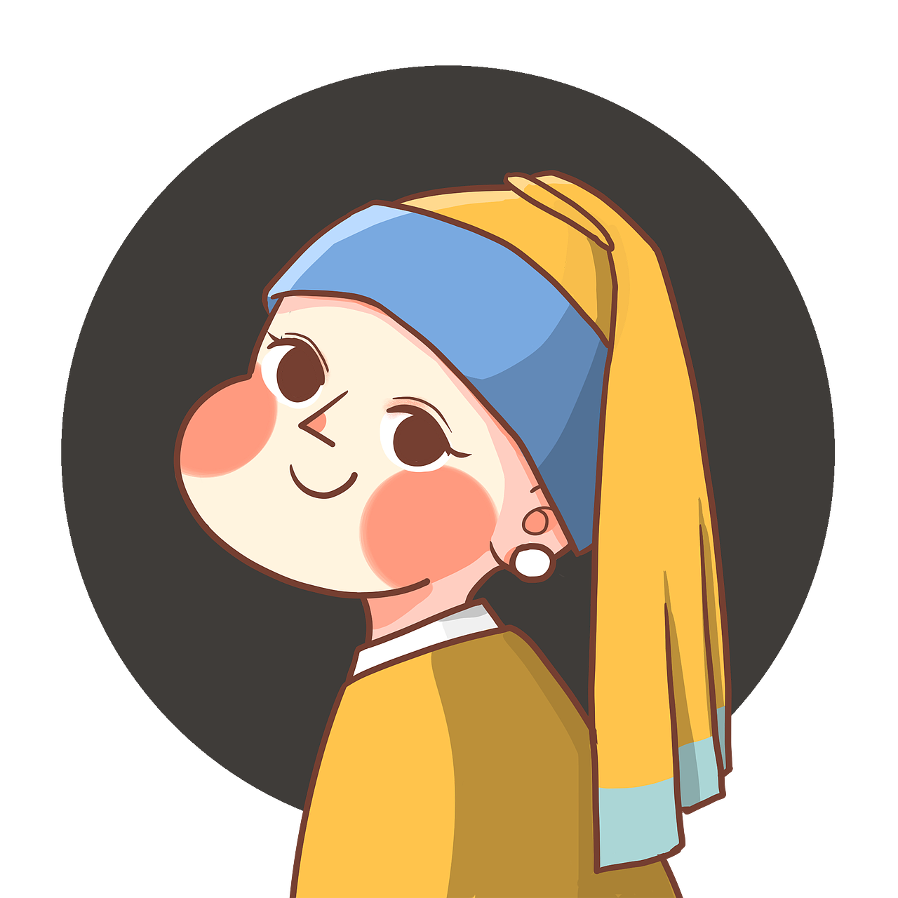 POUPOU名画系列（图ZMjY0OTE4MDA0） - IP形象 - 站酷设计师Fredar原创素材 - 站酷ZCOOL