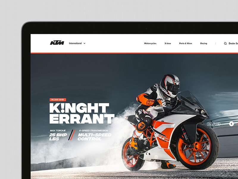 Motorcycle webpage 丨 freestyle