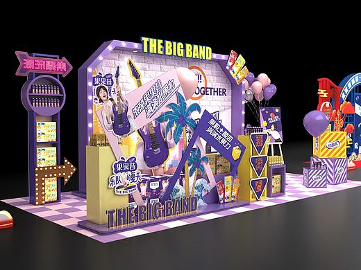 优酸乳场景美陈 