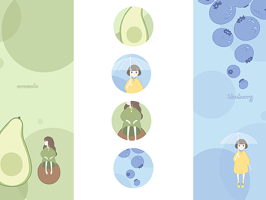 气泡水（个人主页-ZNDYwMDcwNTY=） - 商业插画 - 站酷设计师冬至至至原创素材 - 站酷ZCOOL