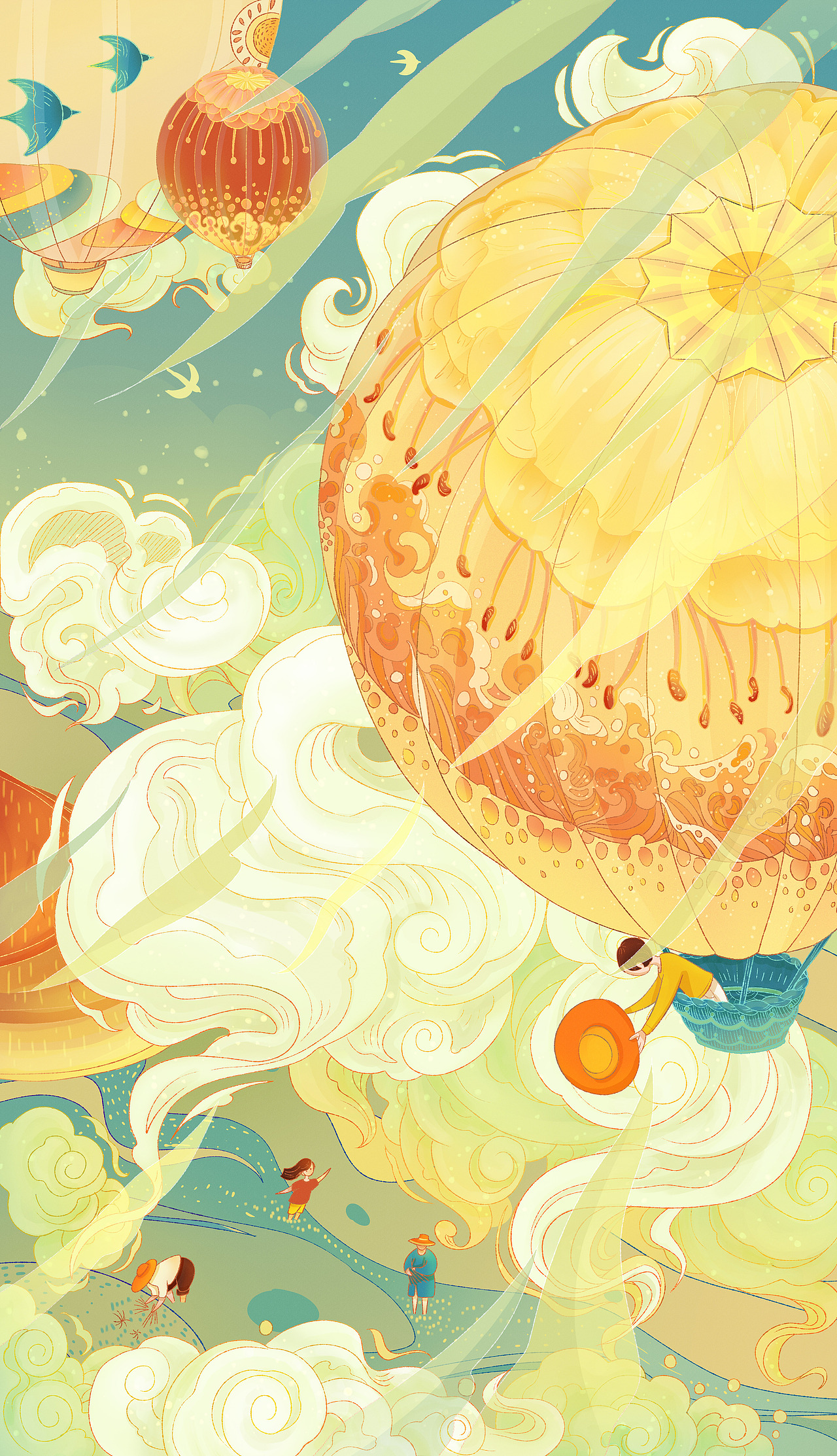 芒种——24节气（图ZMjU3MTU2Njgw） - 创作习作 - 站酷设计师果茶_FT原创素材 - 站酷ZCOOL