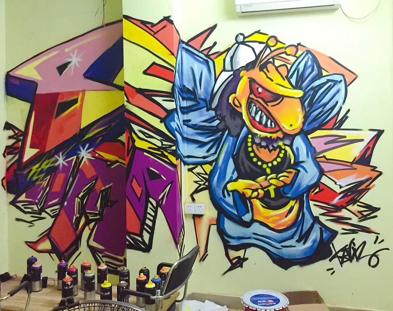 涂鸦文化街比赛|Illustration|Graffiti|蘇亞苏_Original作品-站酷(ZCOOL)