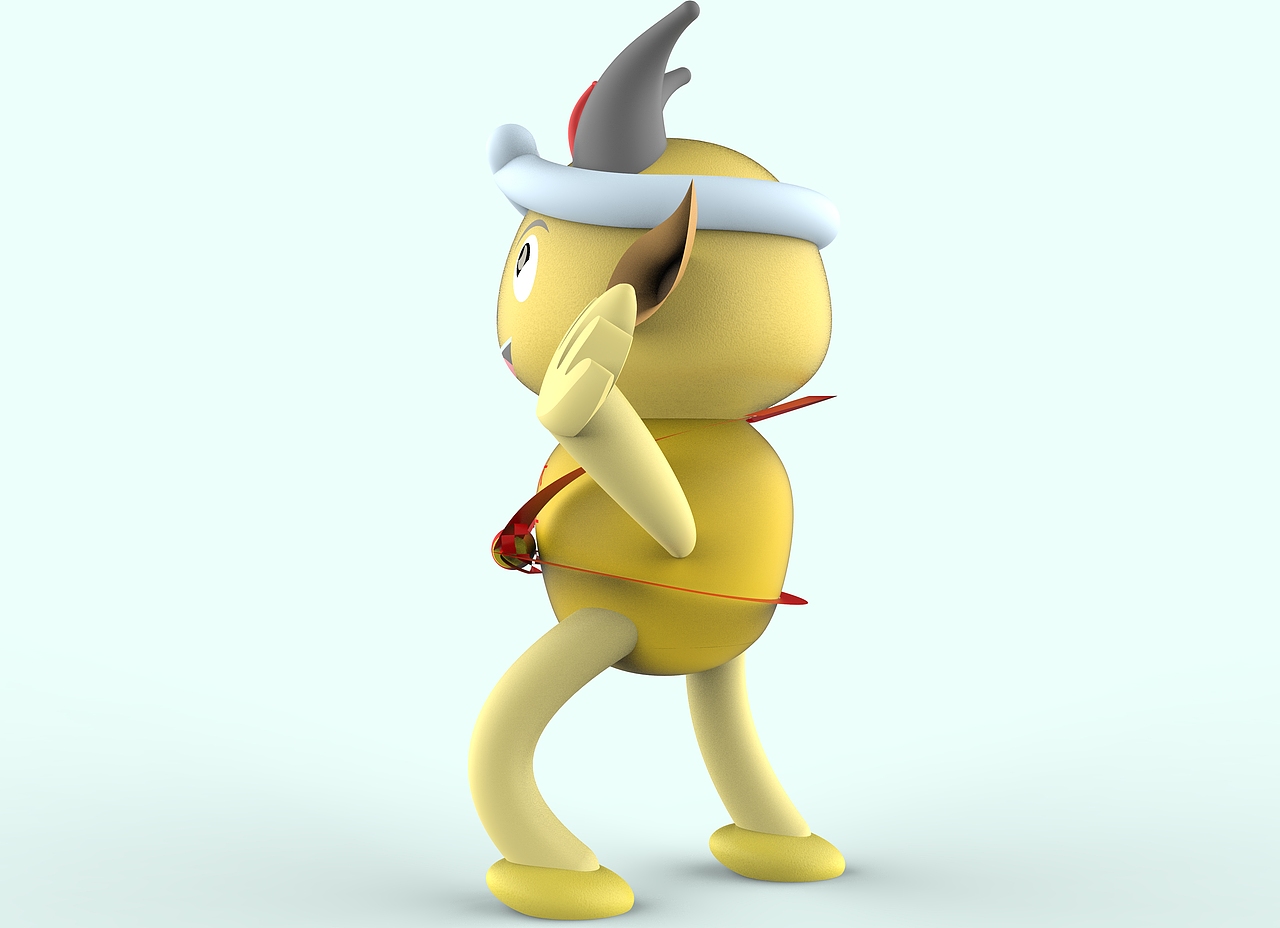 陕西省第十七届运动会吉祥物--林林|平面|ip形象