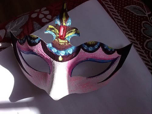 手绘中国风面具