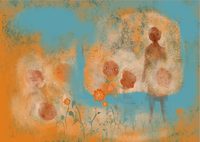 获奖作品 |《送月亮》（图ZMjcwMjg3ODAw） - 商业插画 - 站酷设计师hiiibrand原创素材 - 站酷ZCOOL