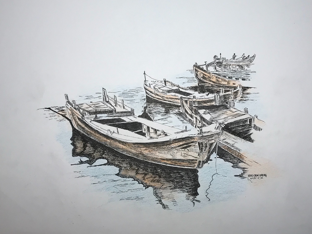 1收录收藏夹写生