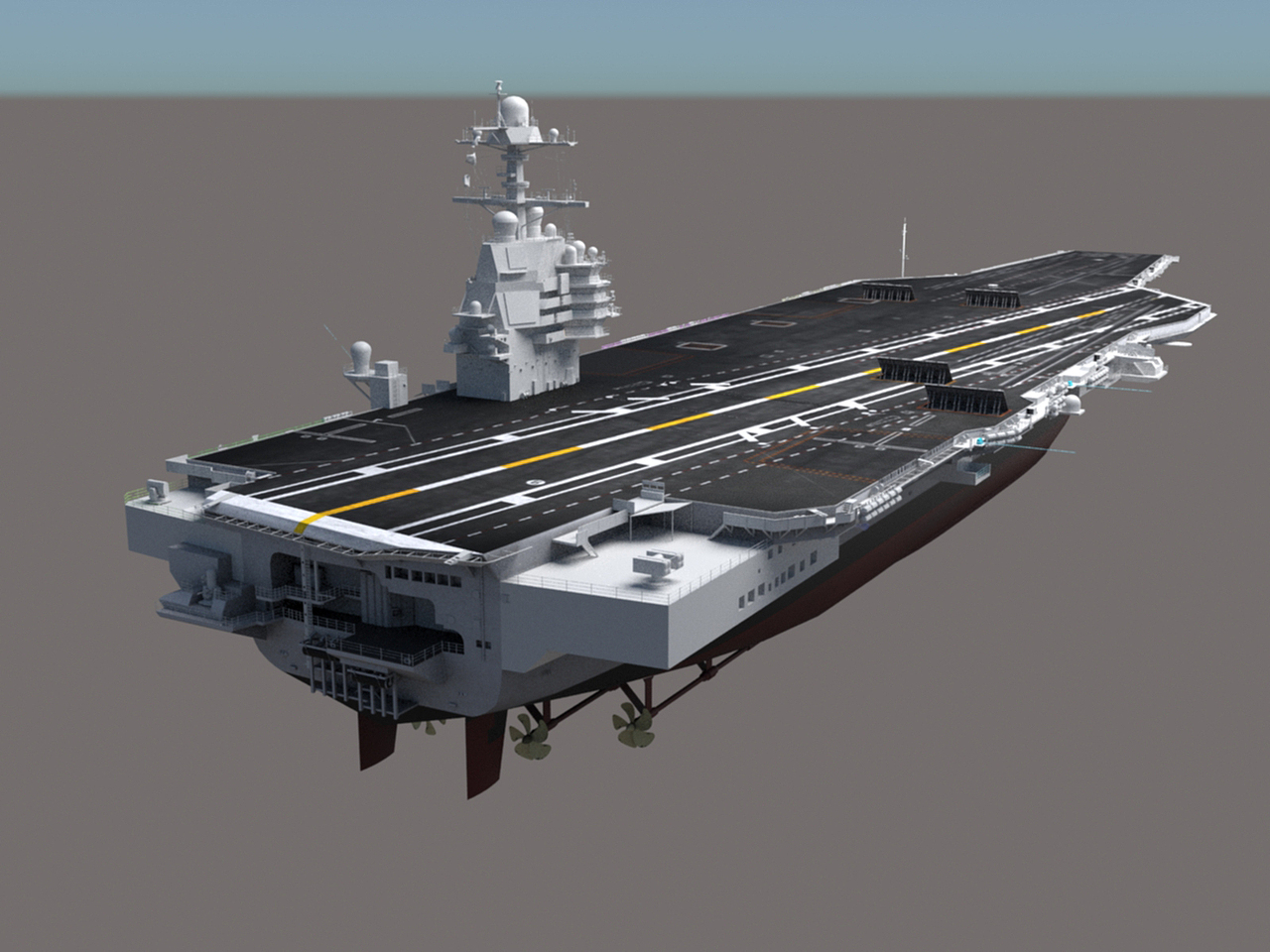 CVN-78福特号航空母舰（图ZMjgzNDE4Njgw） - 机械/交通 - 站酷设计师西涯原创素材 - 站酷ZCOOL