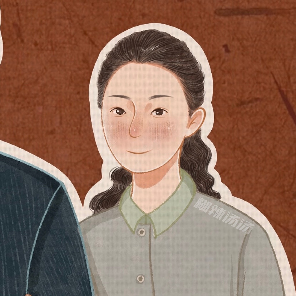 人世间插画 | 手绘全家福分享