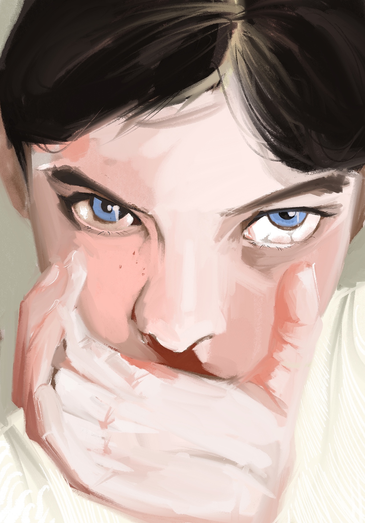 人物頭像插畫練習(xí)（圖ZMjE3MDEwODM2） - 創(chuàng)作習(xí)作 - 站酷設(shè)計(jì)師大步向前走go原創(chuàng)素材 - 站酷ZCOOL