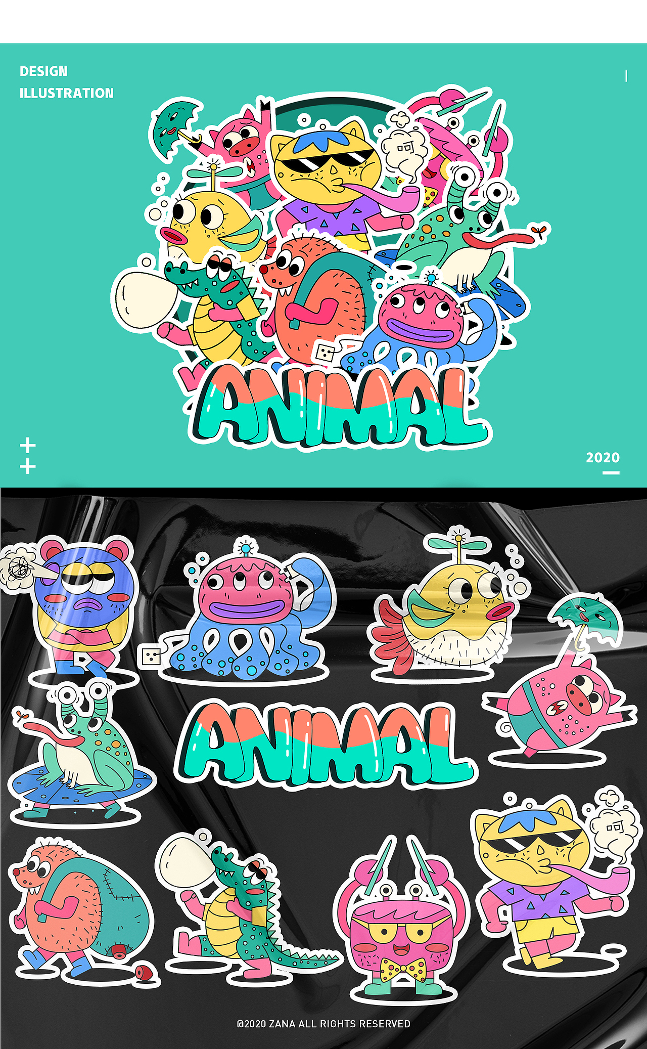 DOODLE（图ZMjM4NTM4ODIw） - 新锐潮流插画 - 站酷设计师Zana_20原创素材 - 站酷ZCOOL