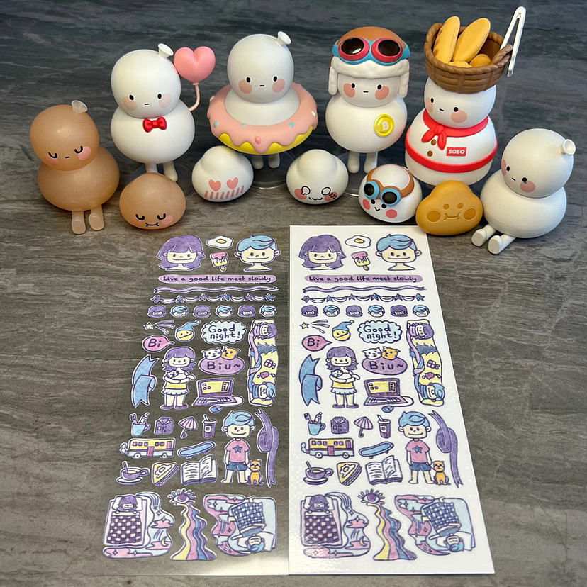 实拍图｜Bi-Biu恋爱史全系列无滤镜实物！（图ZMzE1ODkwMTYw） - 艺术插画 - 站酷设计师ForFun福販商店原创素材 - 站酷ZCOOL