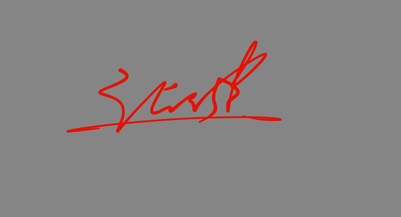 张健的签名一款丨艺术签名丨签名设计丨签名怎么写好看