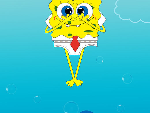 海绵宝宝锁屏键