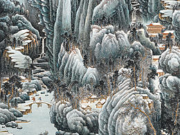 绘画翻拍，过程，现场，设备