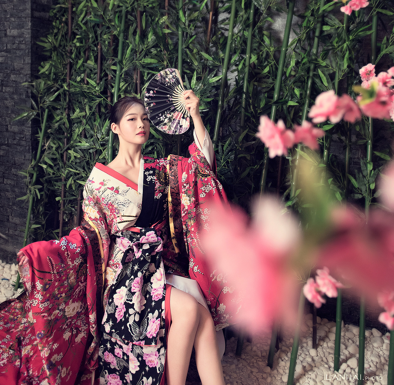 花美如樱,倾城如君。