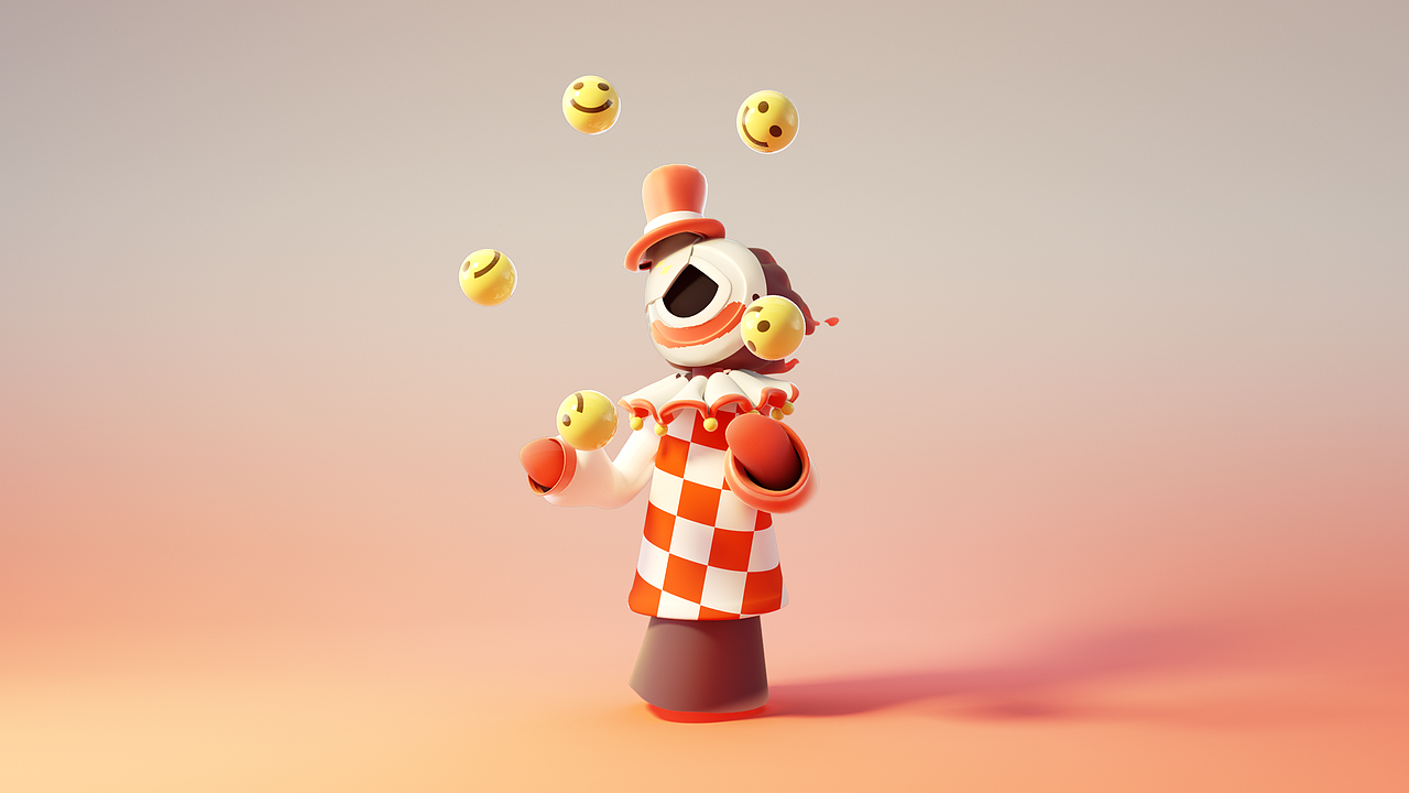 白无常面具IP设计（图ZMjYxMTY3Nzg0） - 其他三维 - 站酷设计师白无常C4D原创素材 - 站酷ZCOOL