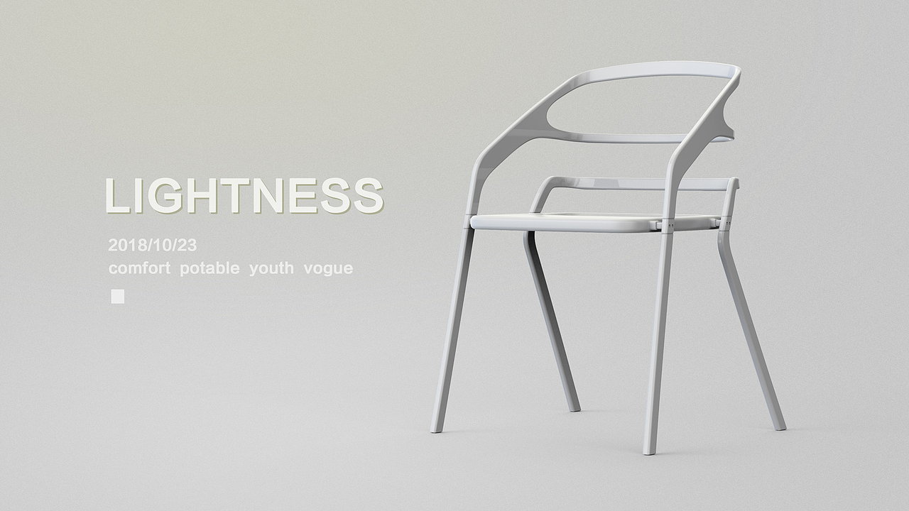 LIGHTNESS 铁艺椅子（图ZMTUzNDAwMDA0） - 生活用品 - 站酷设计师Milon原创素材 - 站酷ZCOOL