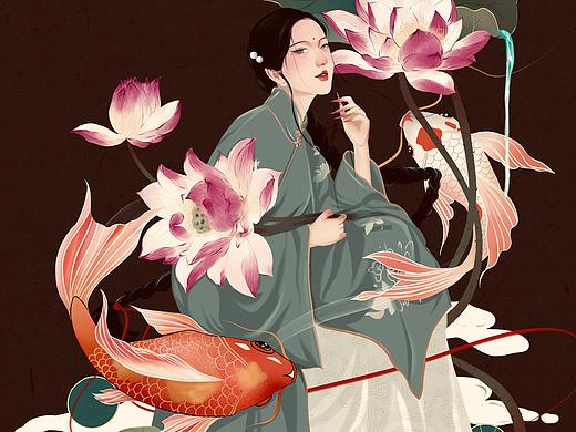 古风插画—百草谱3