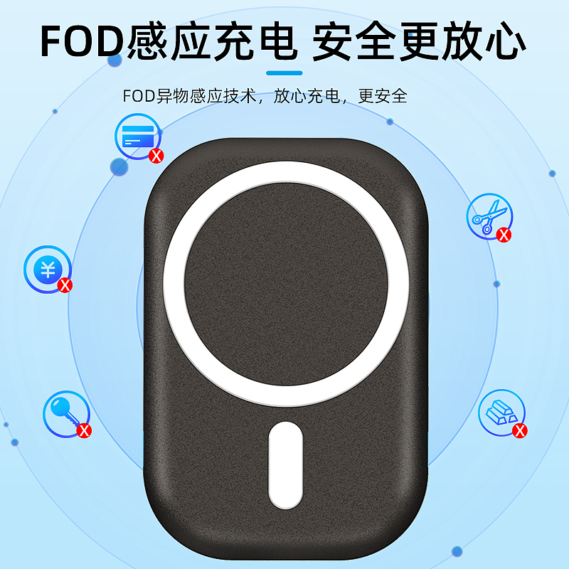 磁吸车充载无线充