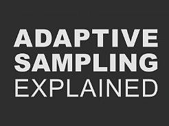 Octane自适应采样的说明 Adaptive Sampling Explained