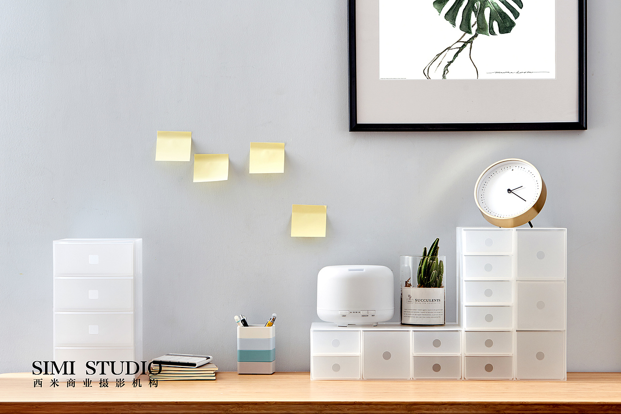 一组办公用品的拍摄