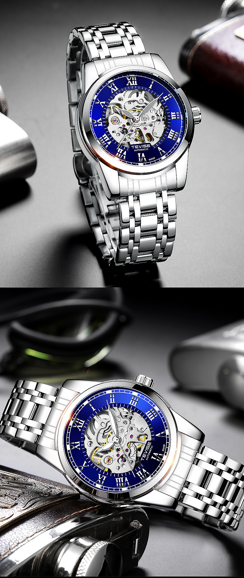 阿里巴巴香港TEVISE品牌手表天猫京东淘宝电商详情页