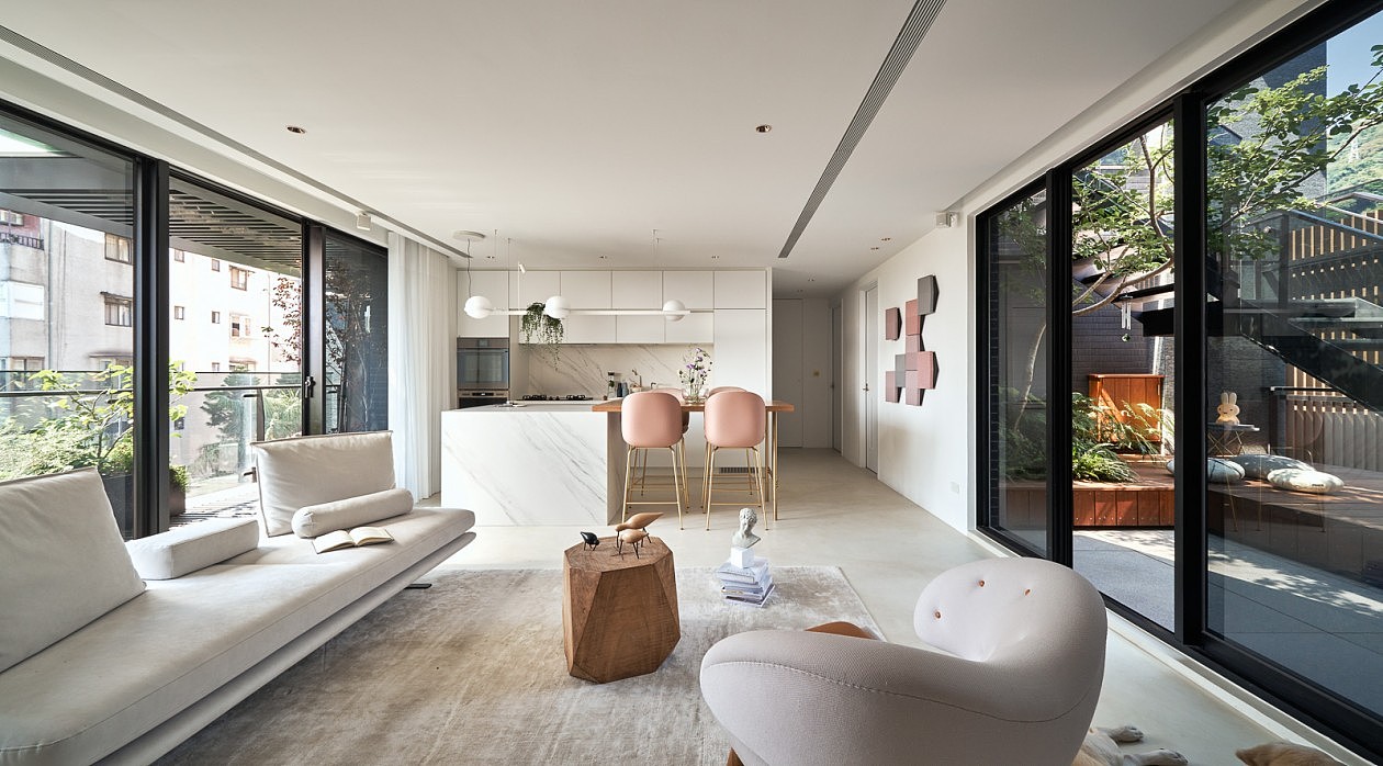 在郁郁绿意簇拥下,来场自空间到内在的平衡流动~~北欧